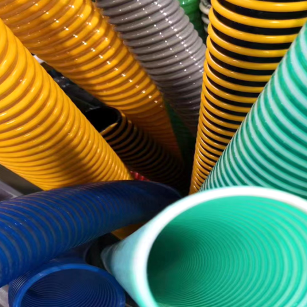 Furtun agricol de aspirație din PVC rezistent la abraziune și îmbătrânire
